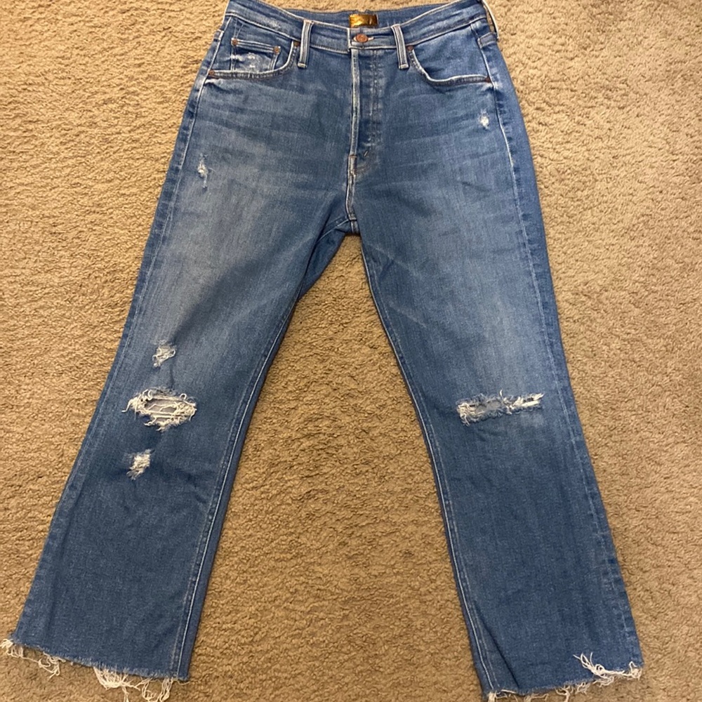 MOTHER Denim - The Tripper Ankle Fray - 27